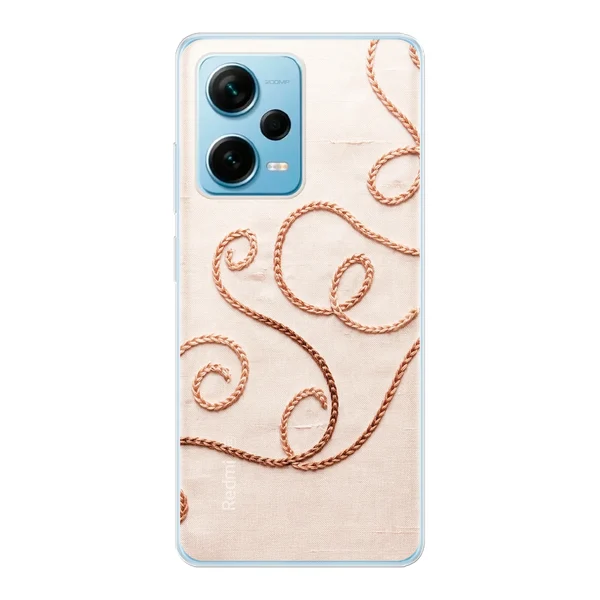 Rose Gold Chainstitch Vine case