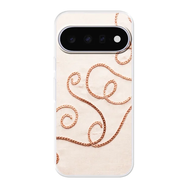 Rose Gold Chainstitch Vine case