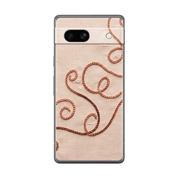 Rose Gold Chainstitch Vine case