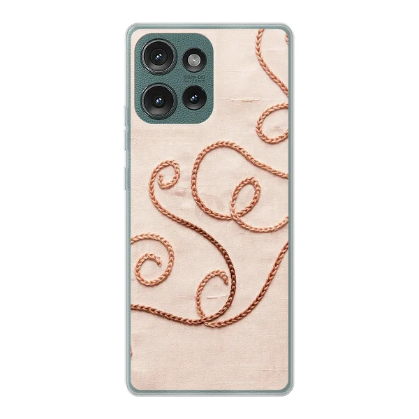 Rose Gold Chainstitch Vine case