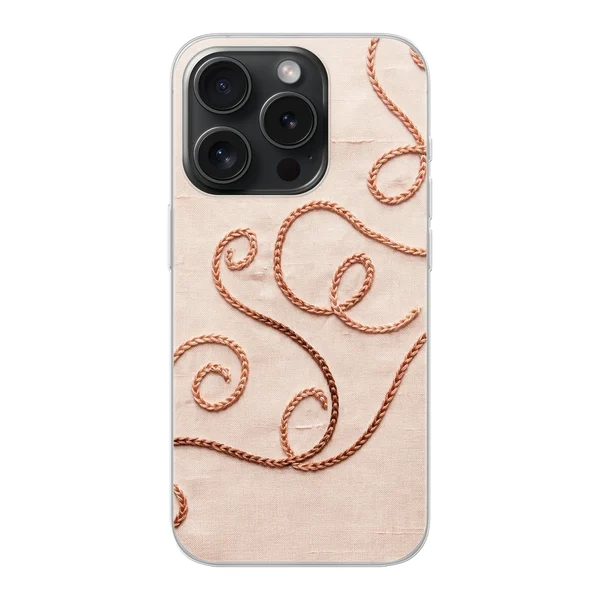 Rose Gold Chainstitch Vine case