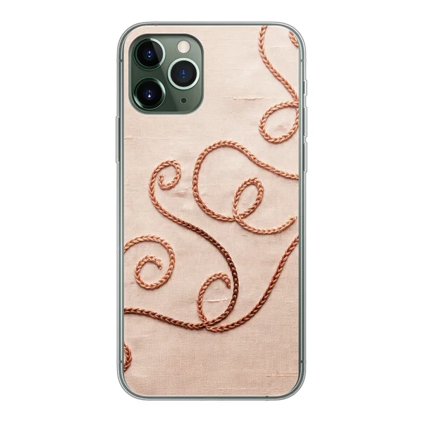 Rose Gold Chainstitch Vine case
