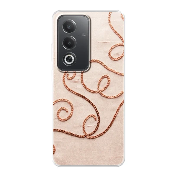 Rose Gold Chainstitch Vine case