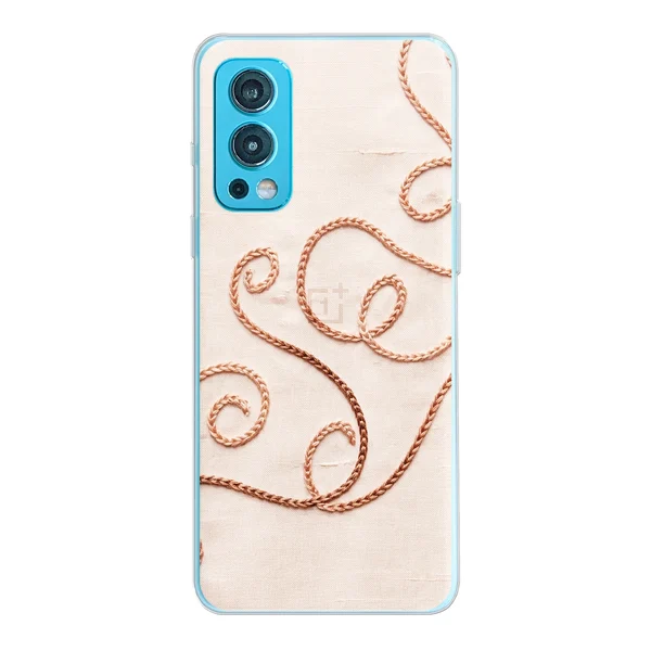 Rose Gold Chainstitch Vine case