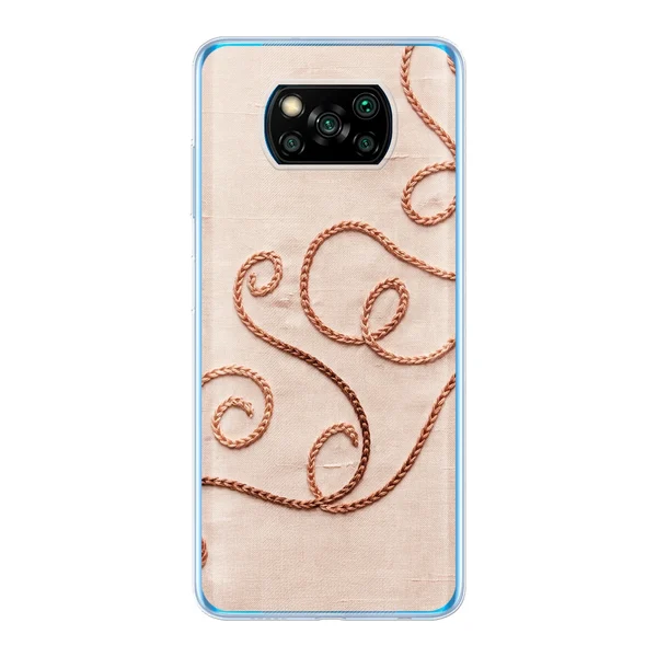 Rose Gold Chainstitch Vine case
