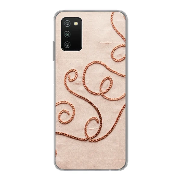 Rose Gold Chainstitch Vine case