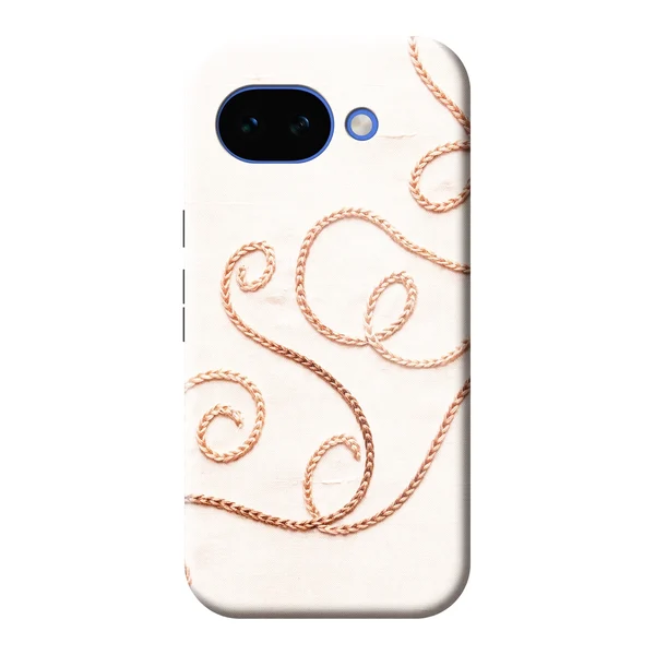 Rose Gold Chainstitch Vine case