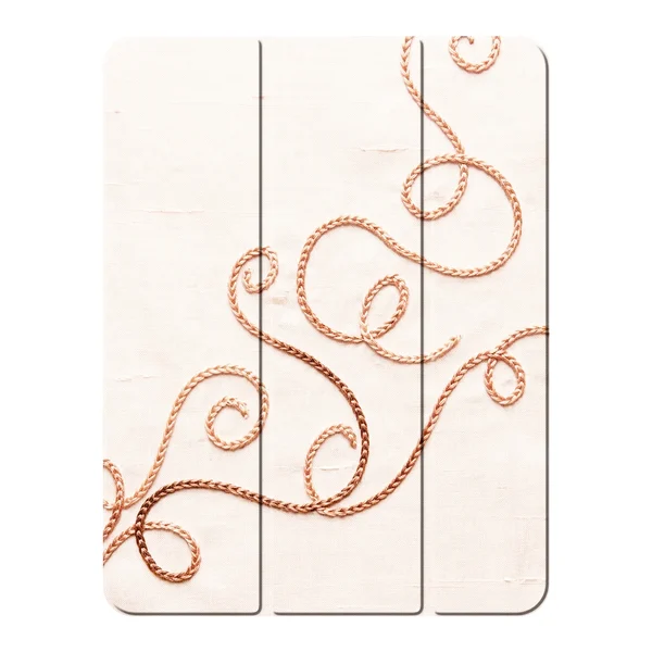 Rose Gold Chainstitch Vine case