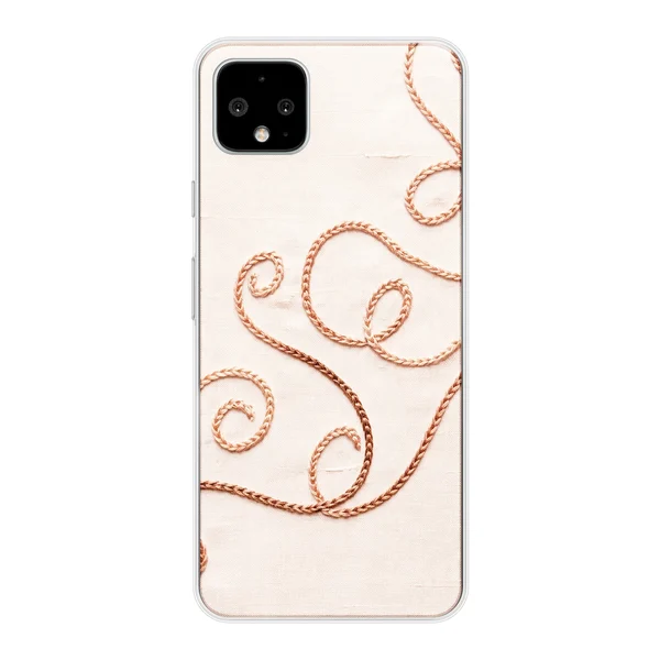 Rose Gold Chainstitch Vine case