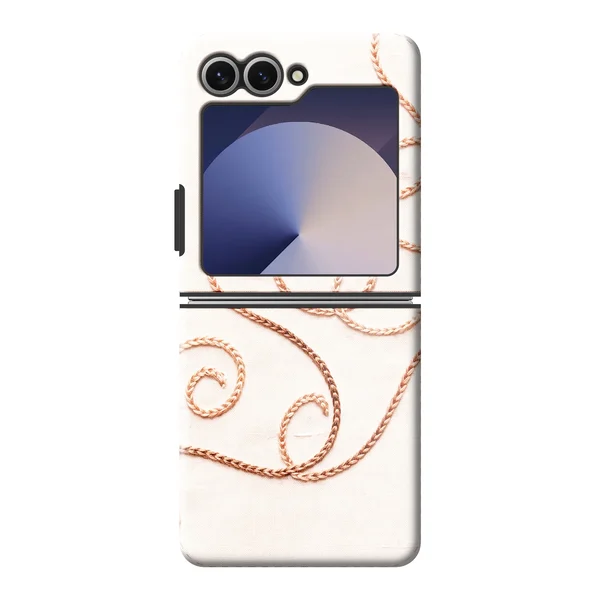 Rose Gold Chainstitch Vine case