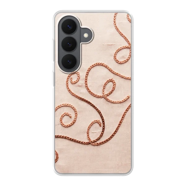 Rose Gold Chainstitch Vine case