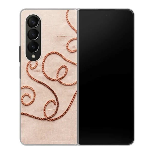 Rose Gold Chainstitch Vine case