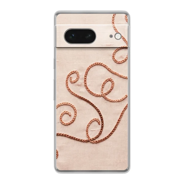 Rose Gold Chainstitch Vine case