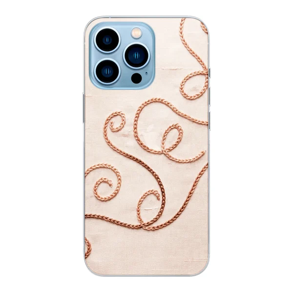 Rose Gold Chainstitch Vine case