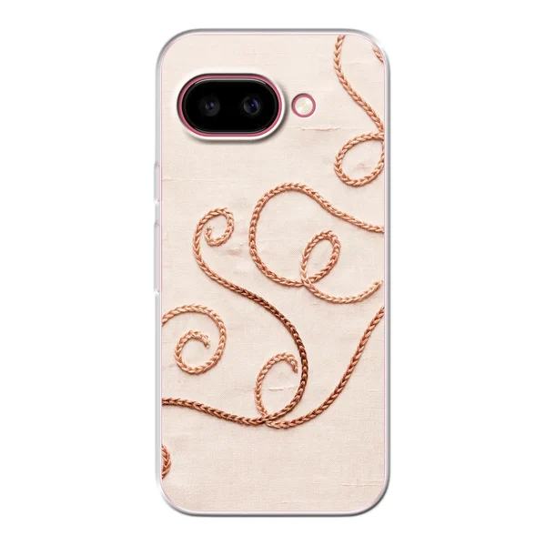 Rose Gold Chainstitch Vine case