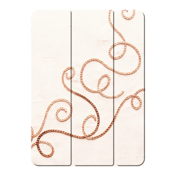 Rose Gold Chainstitch Vine case