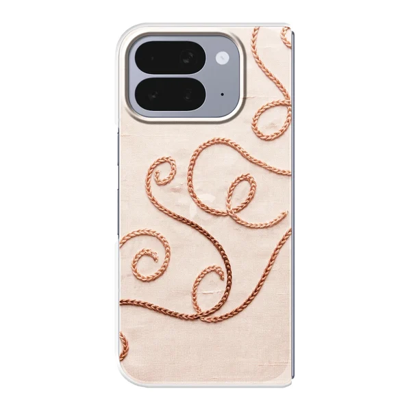 Rose Gold Chainstitch Vine case