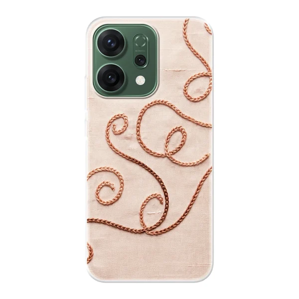 Rose Gold Chainstitch Vine case