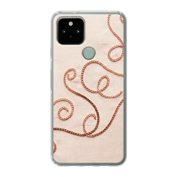Rose Gold Chainstitch Vine case