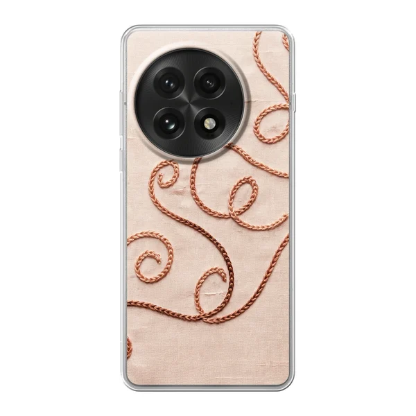 Rose Gold Chainstitch Vine case