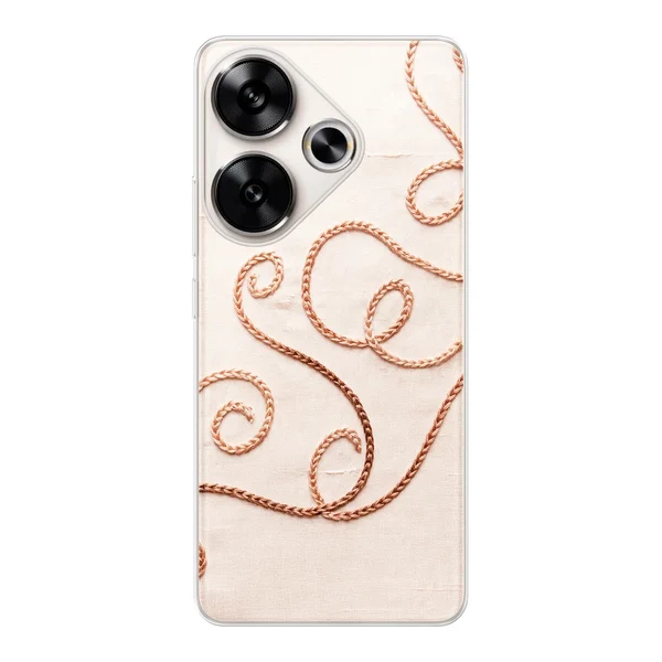Rose Gold Chainstitch Vine case