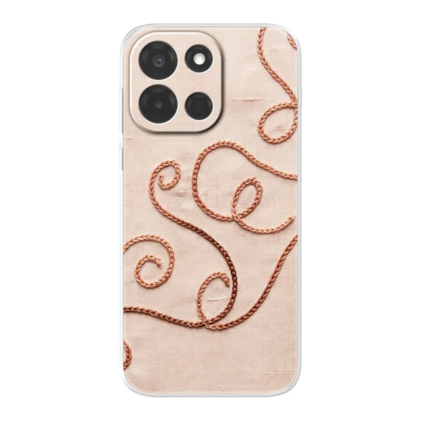 Rose Gold Chainstitch Vine case