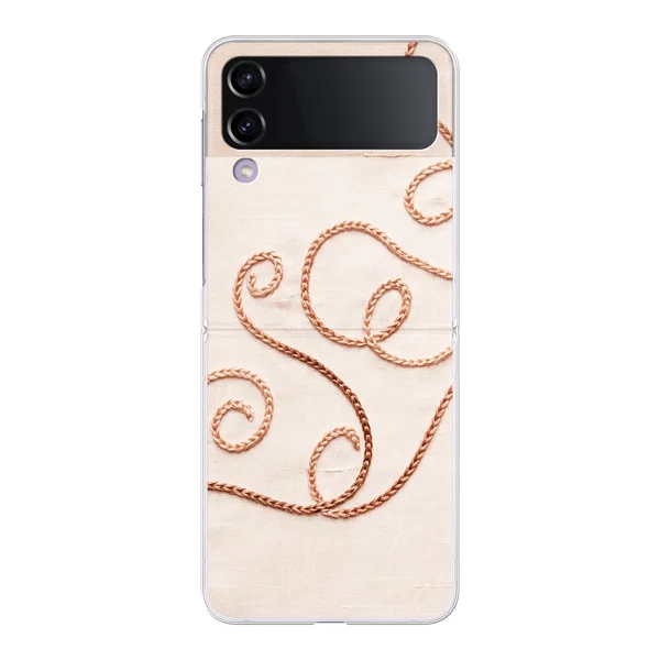 Rose Gold Chainstitch Vine case