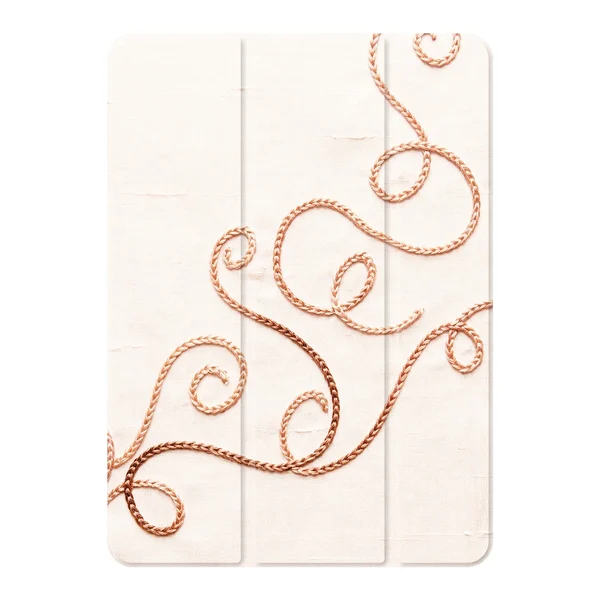 Rose Gold Chainstitch Vine case