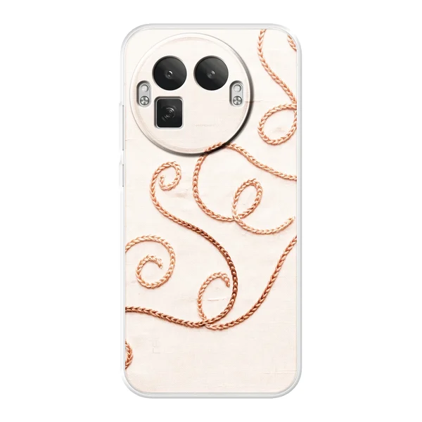 Rose Gold Chainstitch Vine case