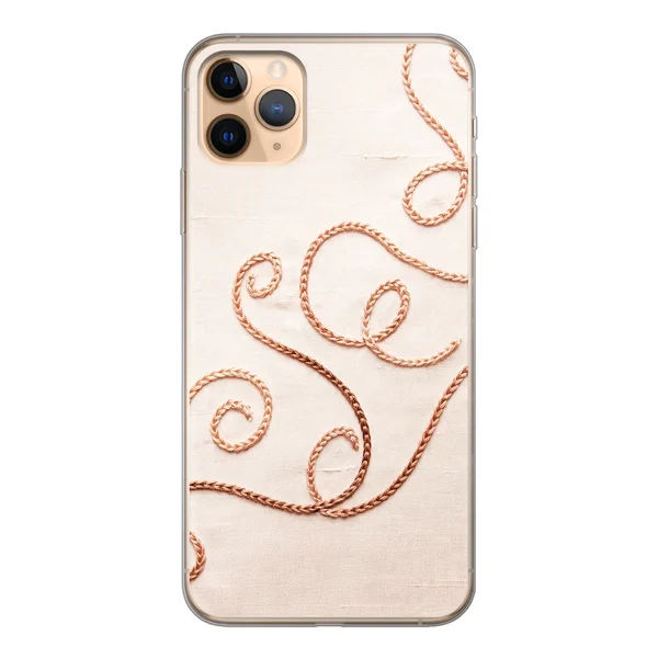 Rose Gold Chainstitch Vine case