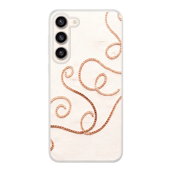 Rose Gold Chainstitch Vine case