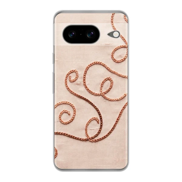 Rose Gold Chainstitch Vine case