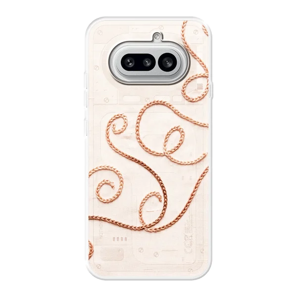 Rose Gold Chainstitch Vine case