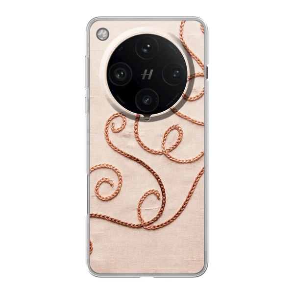 Rose Gold Chainstitch Vine case
