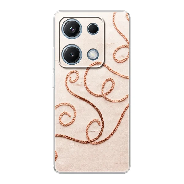 Rose Gold Chainstitch Vine case