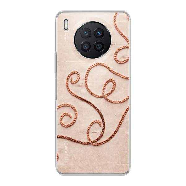 Rose Gold Chainstitch Vine case