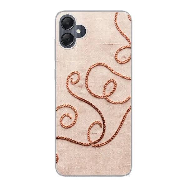 Rose Gold Chainstitch Vine case