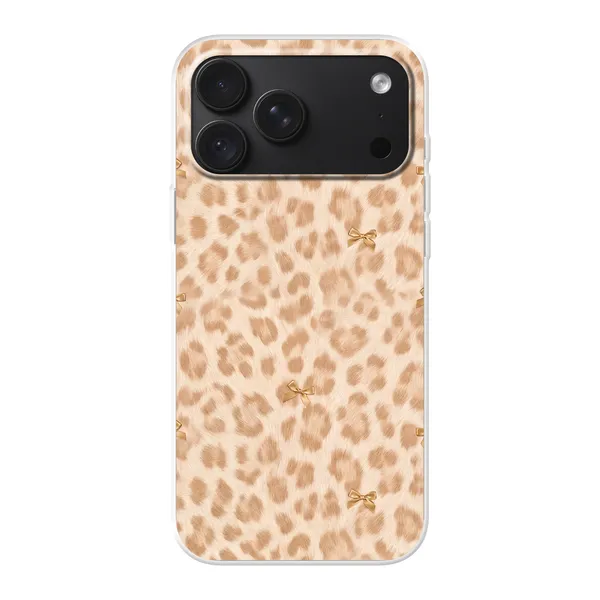 Caramel Bow Leopard