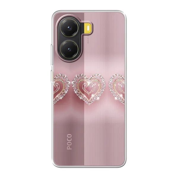 Sparkling Jewel Heart Case