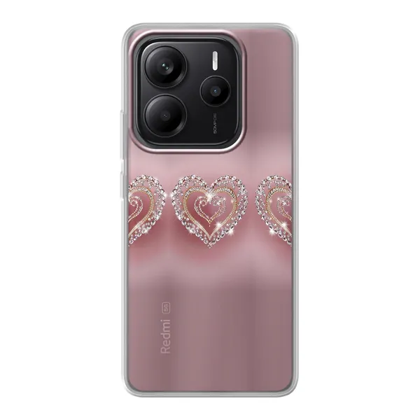 Sparkling Jewel Heart Case