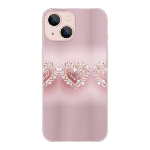 Sparkling Jewel Heart Case