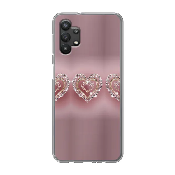 Sparkling Jewel Heart Case