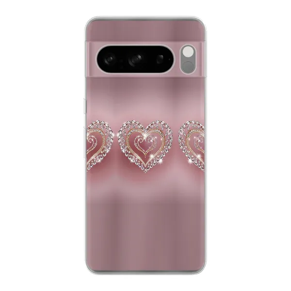 Sparkling Jewel Heart Case
