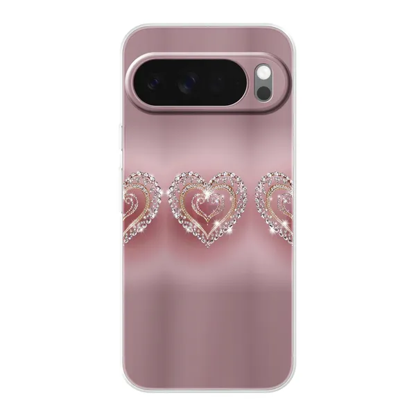 Sparkling Jewel Heart Case