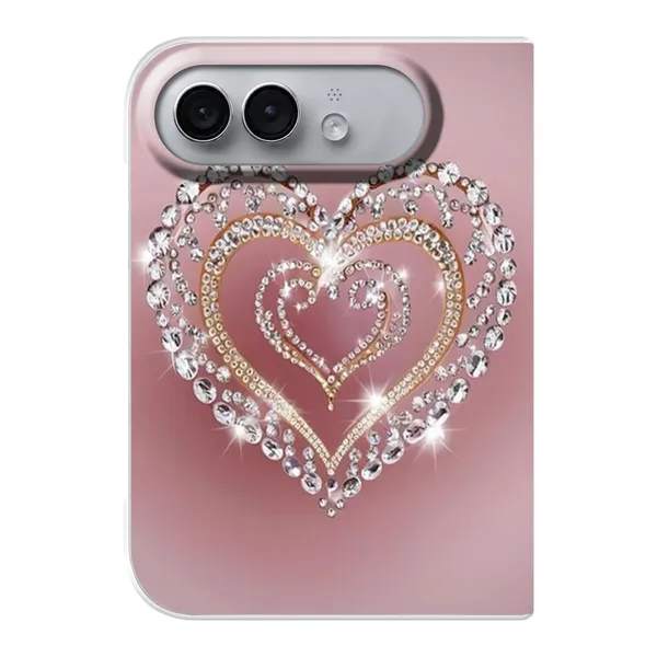 Sparkling Jewel Heart Case