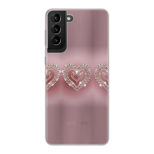 Sparkling Jewel Heart Case