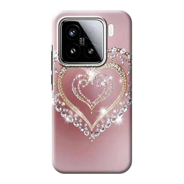 Sparkling Jewel Heart Case