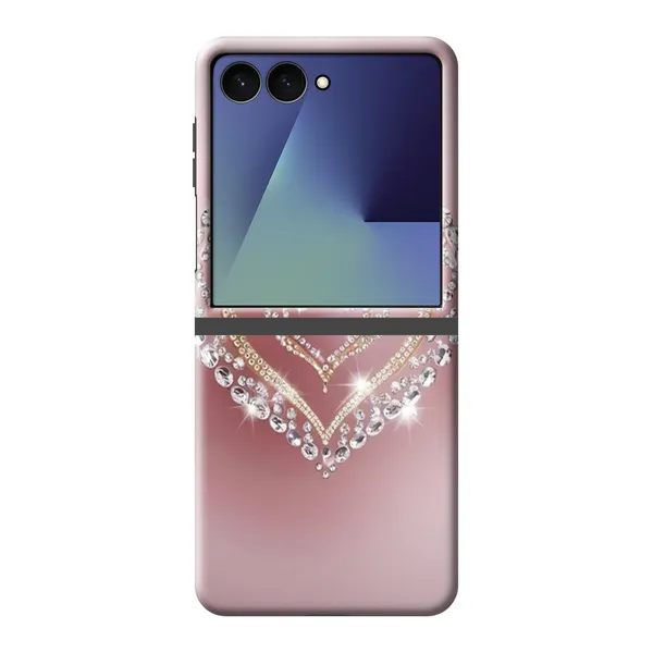 Sparkling Jewel Heart Case