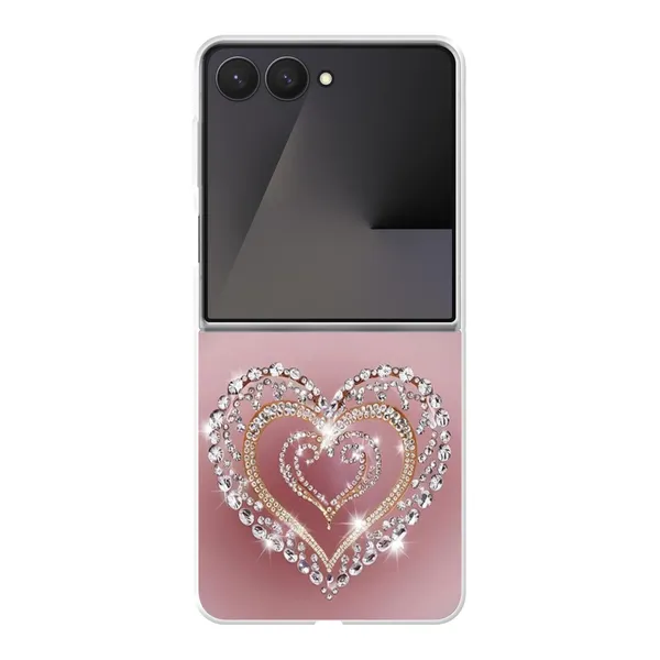 Sparkling Jewel Heart Case