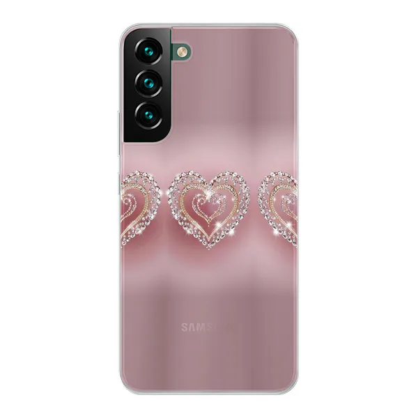 Sparkling Jewel Heart Case